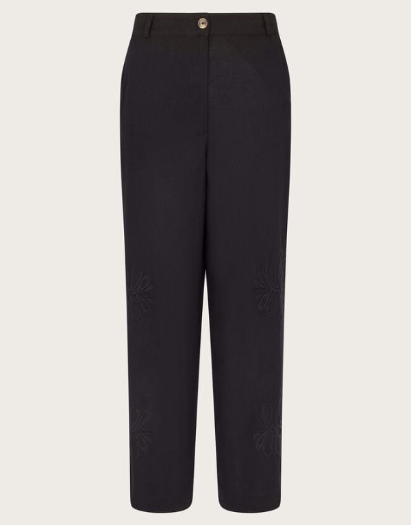 Monsoon Cara Cutwork Trousers Black - Image 5