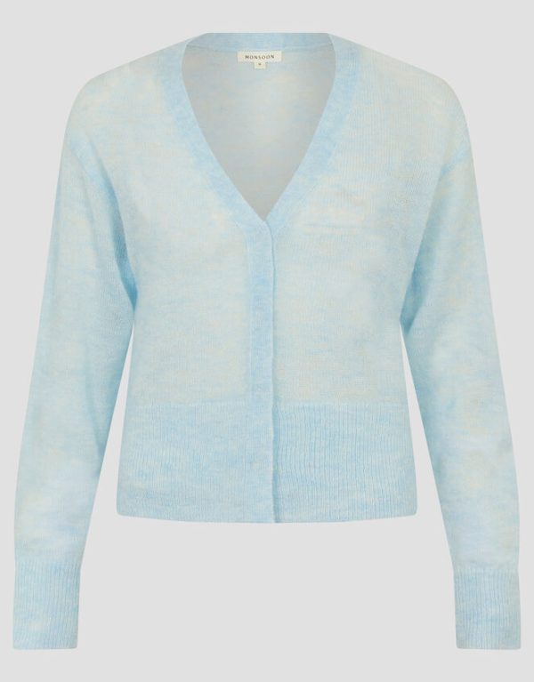 Monsoon Mia Lightweight Cardigan Blue - Image 5