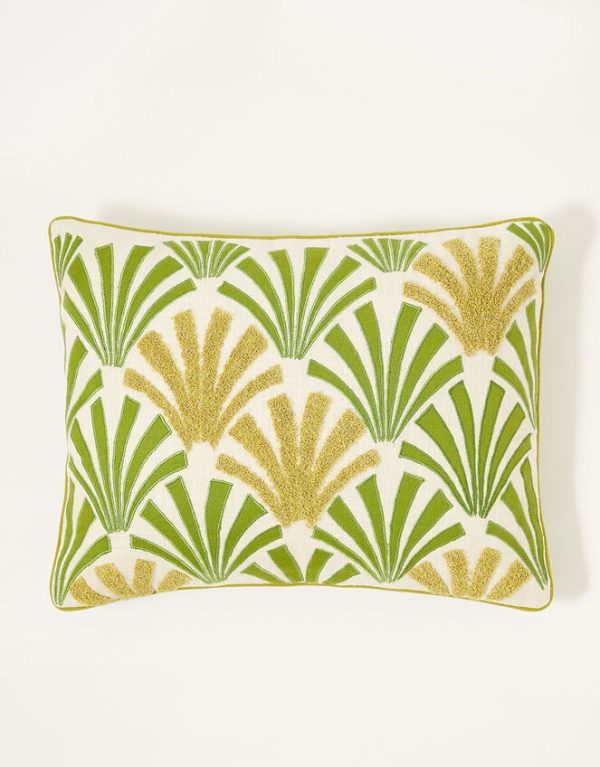 Monsoon Palm Tree Fan Cushion