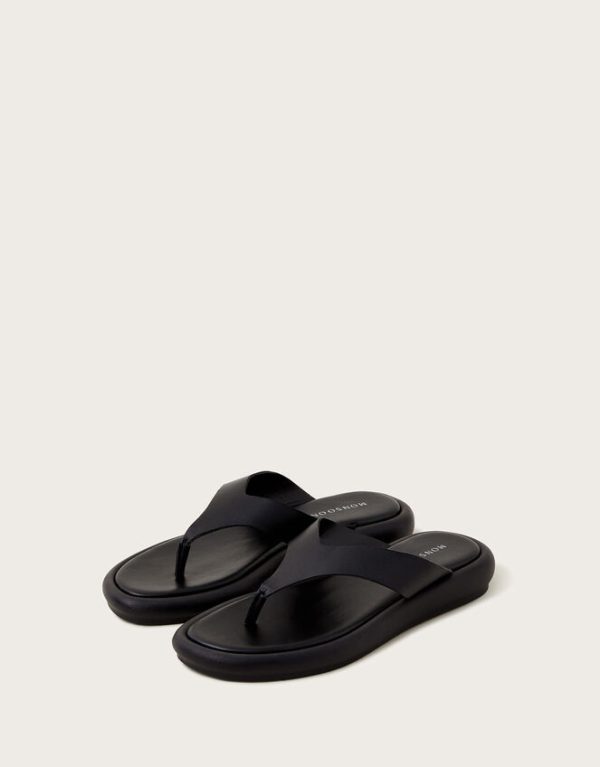 Monsoon 90s Platform Sandals Black - Image 2