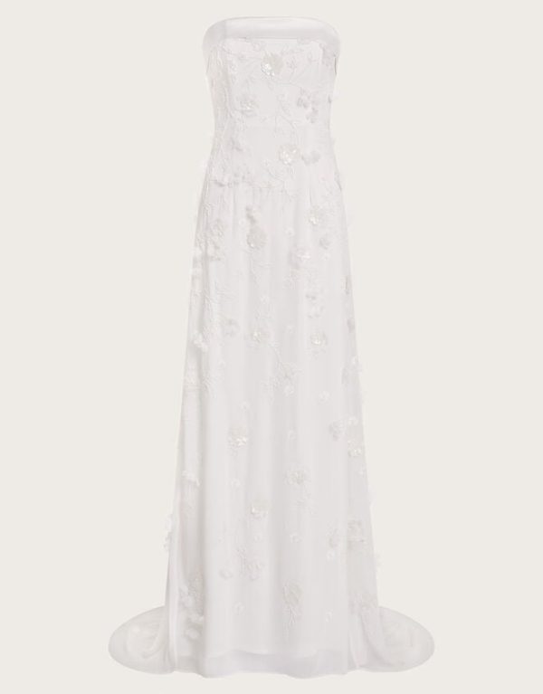 Monsoon Eve Embellished Bridal Dress Ivory - Image 5