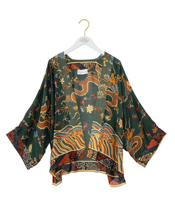 Monsoon One Hundred Stars Dragon Print Kimono - Image 4