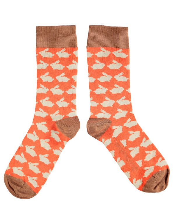 Monsoon Catherine Tough Rabbit Print Socks - Image 2