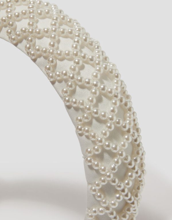 Monsoon Pearl Beaded Headband - Image 3