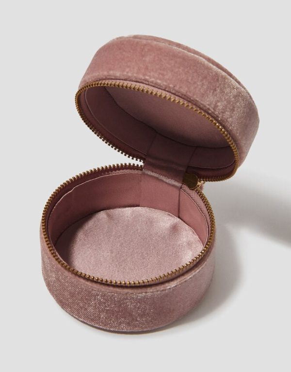 Monsoon Initial Embellished Jewellery Box Pink - Image 3