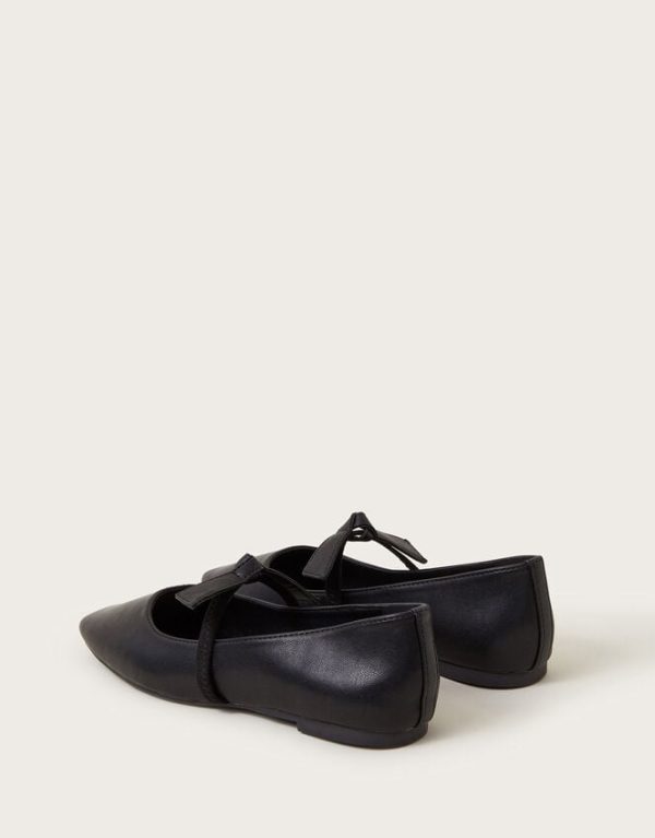 Monsoon Betty Ballet Flats Black - Image 3