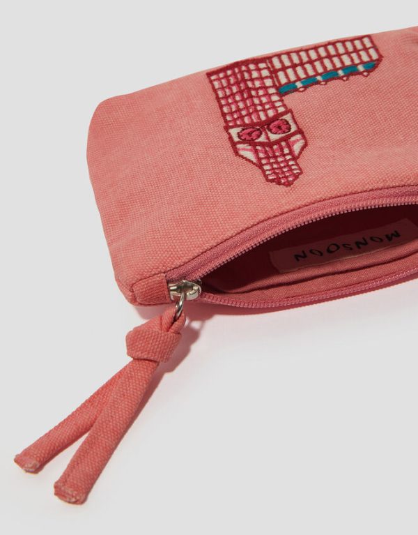 Monsoon Big Ben Embroidered Pouch - Image 4