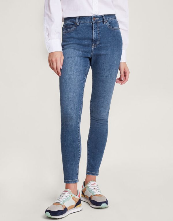 Monsoon Iris Regular-Length Skinny Jeans Blue