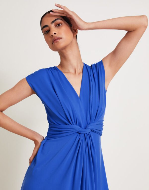 Monsoon Jaya Jersey Maxi Dress Blue - Image 2